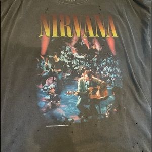 Urban Outfitter Nirvana Unplugged T-Shirt Dress: size M